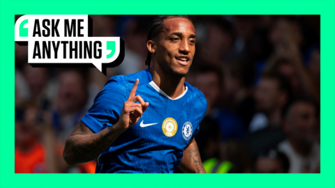 Chelsea's Joao Pedro scoring in pre-season