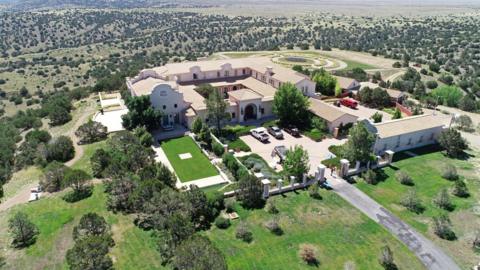Zorro Ranch, one of the properties of financier Jeffrey Epstein, is seen in an aerial view near Stanley, New Mexico, U.S., July 15, 2019.