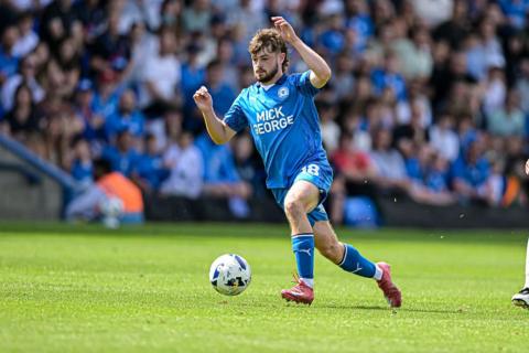 Peterborough goalscorer Cian Hayes