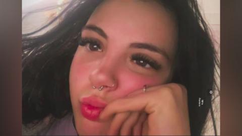 A selfie of Summer, a 17-year-old who died in a road crash