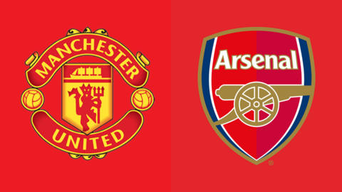 Man Utd and Arsenal badges