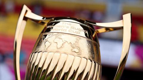 Women's Rugby World Cup trophy.