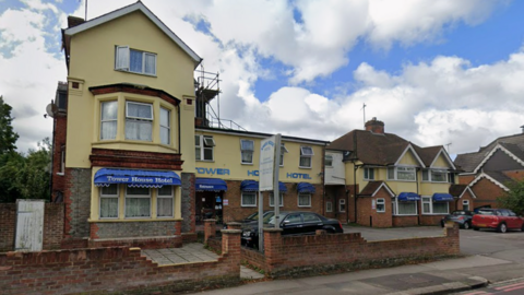 A general view picture of Tower House Hotel in Wokingham Road in Reading.