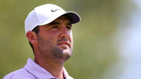 Scottie Scheffler at the Tour Championship