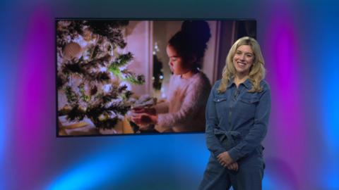 Jenny on the Newsround set