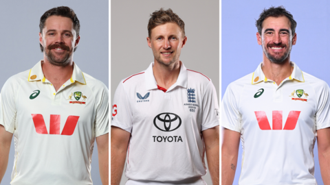 Travis Head, Joe Root and Mitchell Starc