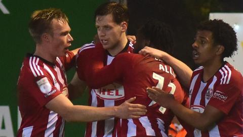 Jack Fitzwater scores for Exeter City