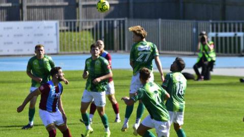 Guernsey FC in action