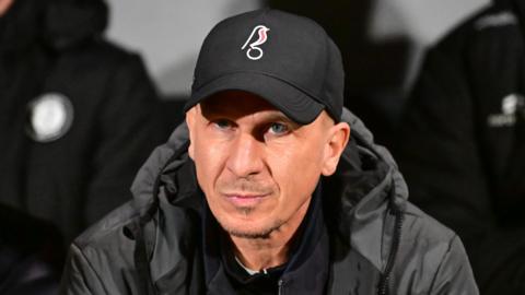 Gerhard Struber in the Bristol City dugout