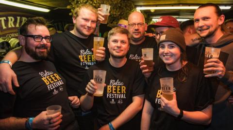 People at the Celtic Beer Festival