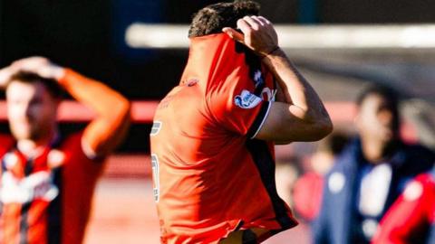 Devastated Dundee United player