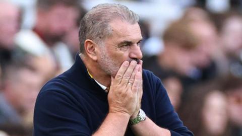 Ange Postecoglou reacts 