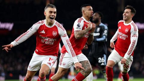 Arsenal celebrate