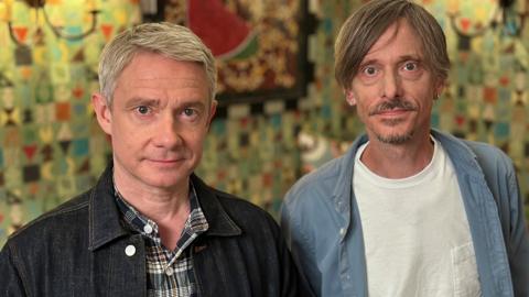 Mackenzie Crook and Martin Freeman