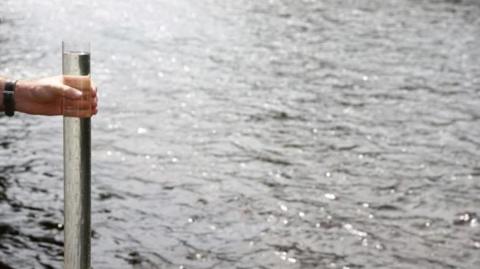 Quality of river water being checked