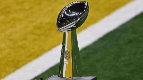 The NFL Lombardi Trophy is given to the Super Bowl winners each year