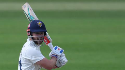 Ben Brown batting for Hampshire