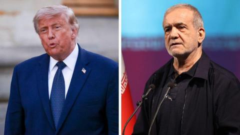 The presidents of the US and Iran.