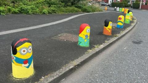 Minion bollards
