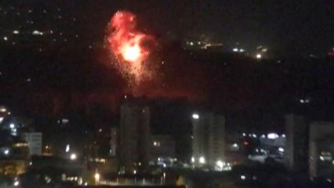 Explosion in Beirut skyline