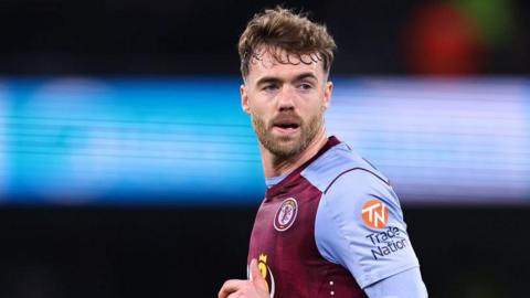 Calum Chambers in action for Aston Villa