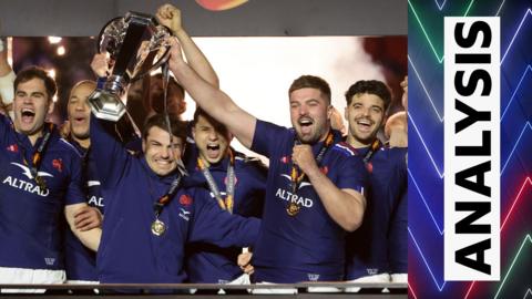 France lift Six Nations trophy