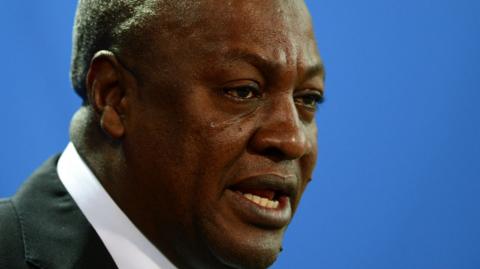 John Mahama in 2015.