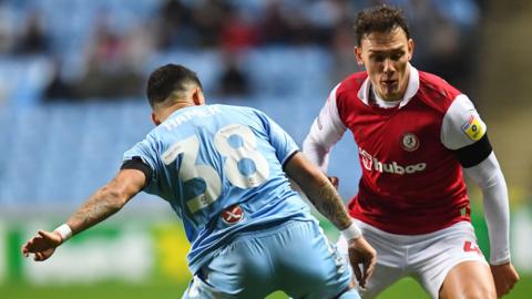 Coventry and Bristol City players