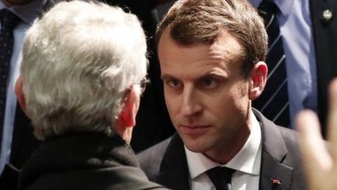 Mr Macron meets Corsican nationalist politicians