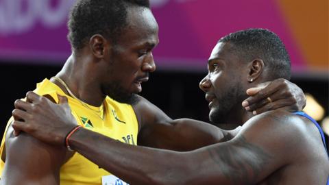 Usain Bolt and Justin Gatlin