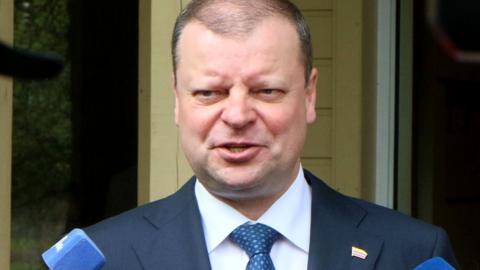 Lithuania's Prime Minister Saulius Skvernelis