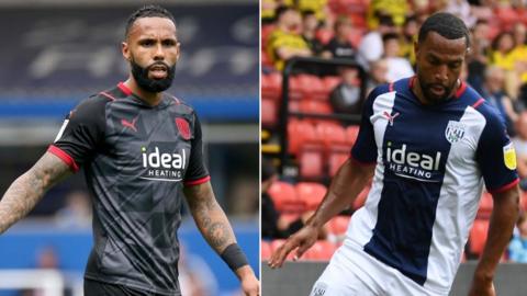 Kyle Bartley (left) was signed for Albion by Darren Moore from Swansea in July 2018, while Matt Phillips was a Tony Pulis signing from QPR in July 2016