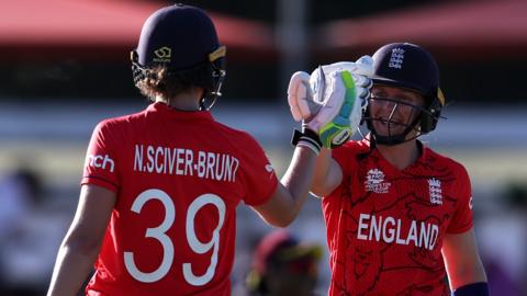 England celebrate victory