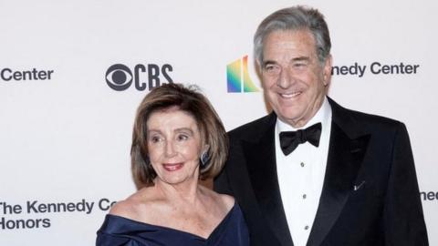 Speaker of the House Nancy Pelosi (D-CA) and her husband Paul Pelosi arrive for the 42nd Annual Kennedy Awards Honors in Washington, U.S., December 8, 2019