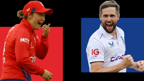 Alice Capsey & Chris Woakes