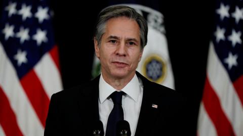 US Secretary of State Anthony Blinken (file pic)