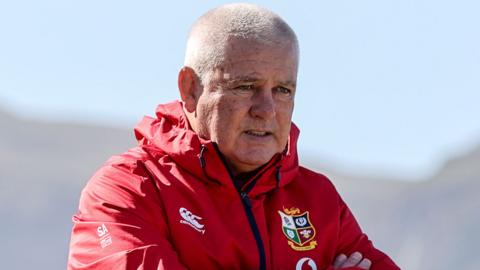 Lions head coach Warren Gatland