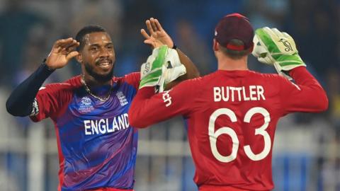 Chris Jordan and Jos Buttler