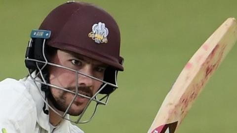 Rory Burns in action for Surrey