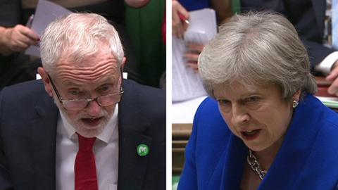 Theresa May and Jeremy Corbyn