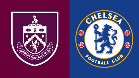 Burnley and Chelsea club badges