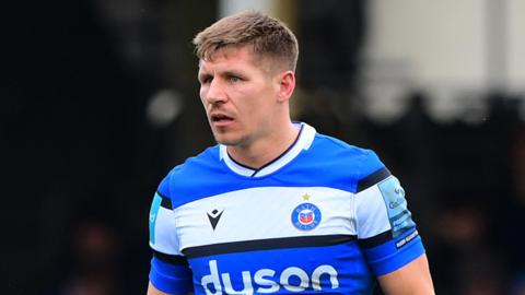 Piers Francis stands on the pitch during a Bath game last season