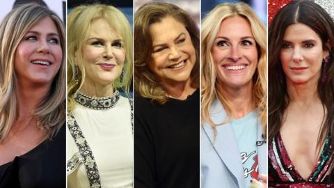 Jennifer Aniston, Nicole Kidman, Kathleen Turner, Julia Roberts, Sandra Bullock