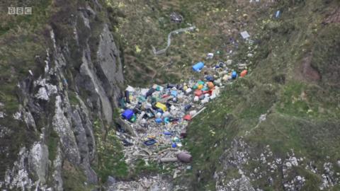 Plastic pollution, as seen from the air