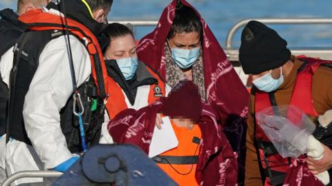 Migrants at Dover