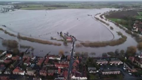 Water on flood plains