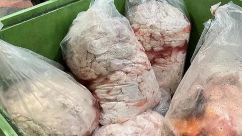 Illegal pork products seized at the port of Dover