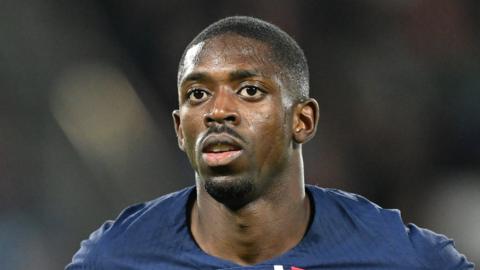 Paris St-Germain forward Ousmane Dembele