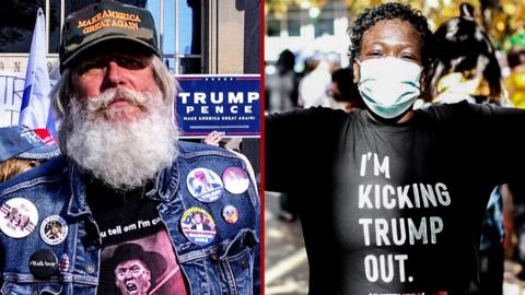 Trump and Biden supporter