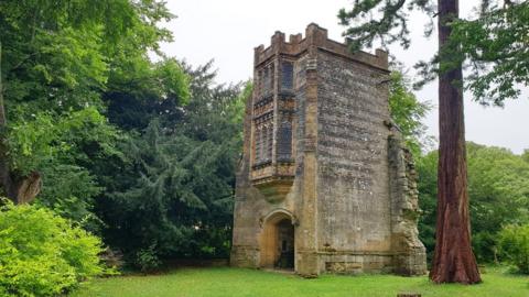 Abbots Porch ruins at Cerne Abbey